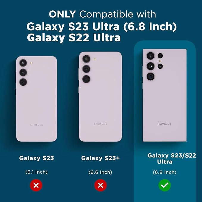 Battery Case for Galaxy S22 Ultra/S23 Ultra,[12000mAh] Portable Protective Smart Wireless Charging Case Support Carplay Compatible with Galaxy S22 Ultra/Galaxy S23 Ultra Battery Case (Black)