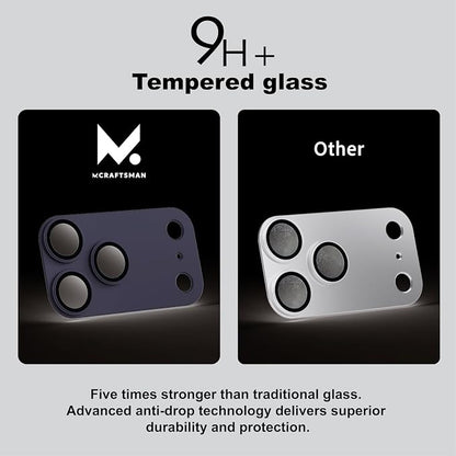 for iPhone 17 Pro Camera Lens Protector | Aerospace-Grade Aluminium | Full Protective Cover | Anti-Glare Sapphire Glass | Colour-Matched Finish Pacific Blue