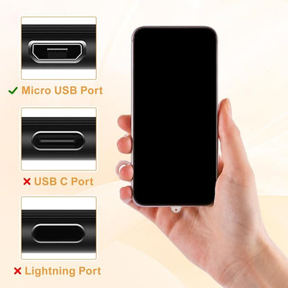 Housoutil 50Pcs Charging Port Dust Plugs Compatible with Android Phones Clear Anti-Dust Covers Protective Phone Port Plugs for Cell Phone Maintenance