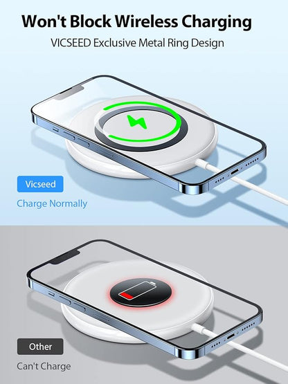 VICSEED for MagSafe Car Mount [Upgraded Strongest Magnet Power] Magnetic Phone Holder for Car Vent 360 Adjustable Magnetic Car Phone Holder Mount for iPhone 17 Pro Max 16 15 14 13 12 Plus Mini