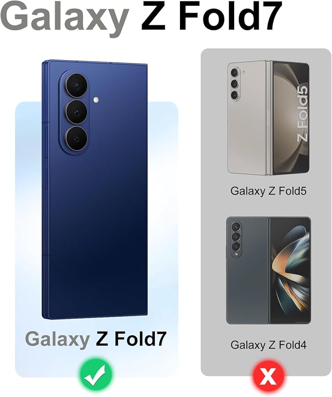 Btscase for Samsung Galaxy Z Fold 7 Case,Built in Front Screen Protector,Gold Glitter Marble Pattern Hard PC Slim Shockproof Full Body Drop Protective Case for Galaxy Z Fold 7 5G, Blue Cyan