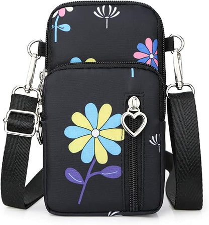 Phone Armband for iPhone 16 15 14 13 Pro/Pro Max, Samsung Galaxy S25 S24 Ultra Plus A16 A15 A06 - Crossboy Phone Purse Bag