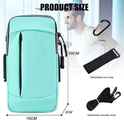 Phone Holder for Running Cell Phone Purse Crossbody Bags for Women Men Kids,iPhone 11 12 13 14 15 16e 16 17 Pro Max Xs Xr X 7 8 Plus Air SE Mini Galaxy Ultra S26 S25 S24 S23 Note 20 Arm Bands
