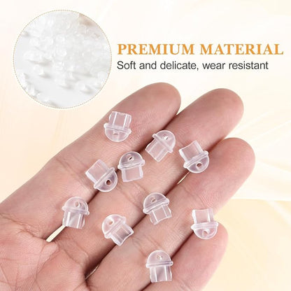 Housoutil 50Pcs Charging Port Dust Plugs Compatible with Android Phones Clear Anti-Dust Covers Protective Phone Port Plugs for Cell Phone Maintenance