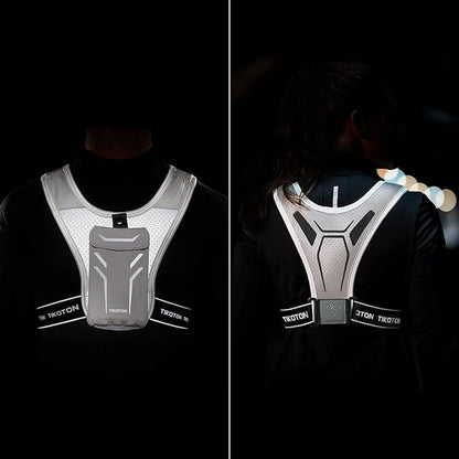 Tikaton Running Vest with Adjustable Waistband & Smart Materials