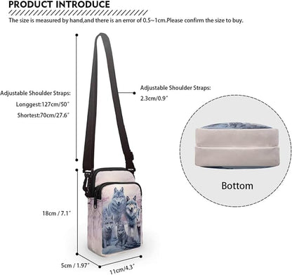 DISNIMO Small Crossbody Bags for Women Trendy Cross Body Cell Phone Shoulder Bags Purses with Adjustable Strap