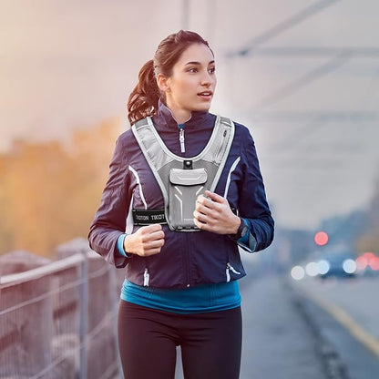 Tikaton Running Vest with Adjustable Waistband & Smart Materials