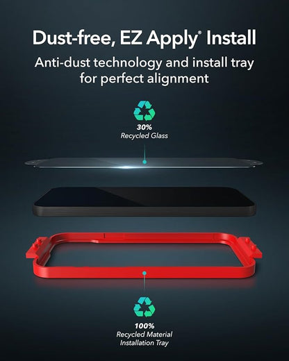ZAGG Glass XTR3 Samsung Galaxy Z Flip7 FE/ Flip6 Screen Protector (Front Screen Only) - Most Technologically-Advanced, Recycled Glass, Blue Light Filter, Anti-Reflective, Easy Installation