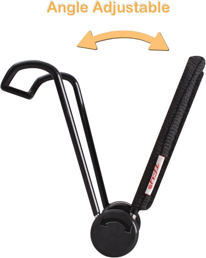TFY Universal Car Headrest Mount Holder with Angle- Adjustable Holding Clamp for 6-12.9 Inch Tablets