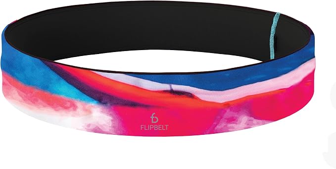 FlipBelt Classic Running Belt, Running Fanny Pack for Women and Men, USA Company