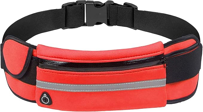 Slim Running Belts for Women, Waterproof Fanny Pack for Men,Phone Holder for Running,Reflective Waist Bag for Women,Runners Belt Pouch,Money Belt,Waist Pack for Running Travel Camping Workout