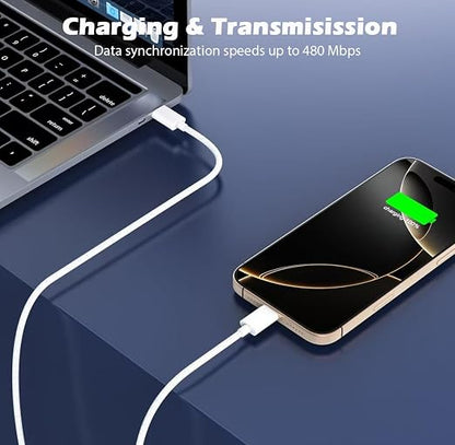Compatible with iPhone 14 Charger Fast Charging,Fast Charger 2Pack 10Foot Extra Long Braid Woven Cable Cord with PD Charging Block Cube Compatible with iPhone 14/13/12 Pro/12 Pro Max/11