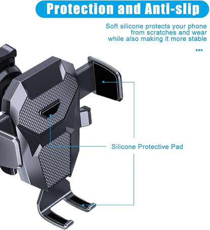 Car Phone Holder for 2024 2025 2026 VW/Volkswagen Atlas/Altas Cross Sport Accessories Dash Mount Cell Phone Holder for Most Smartphones Hands-Free 360 Degree Rotation