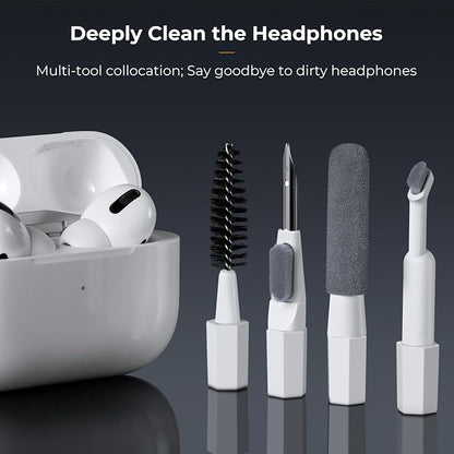 K&F CONCEPT 20-in-1 Keyboard Cleaning Kit Laptop Cleaner, Multifunctional Electronic Device Cleaning Tool, for iPhone AirPods MacBook iPad, Camera PC Monitor Earbud TV Tablet Screens