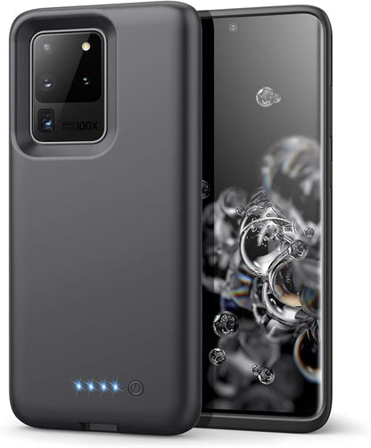 Battery Case for Galaxy S20 Ultra 8500mAh, Portable Charging Case Protective Rechargeable Extended Battery Pack for Samsung Galaxy S20U 5G (6.9 inch) Charger Cover -Black