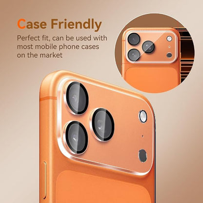 Camera Lens Protector for iPhone 17 Pro 6.3",9H Tempered Glass，Ultra HD, Scratch Resistance Easy to Install，Case Friendly， 3-Pack (iPhone17 pro)