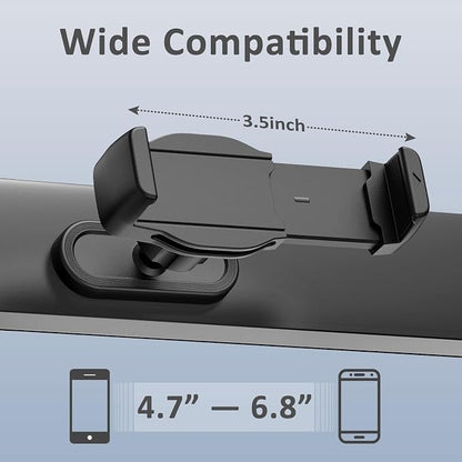 Magnetic Gym Phone Holder 360°Adjustable Magnetic Phone Holder Gym Magnet Phone Mount for Gym Compatible with 4.7-6.5" Smartphones