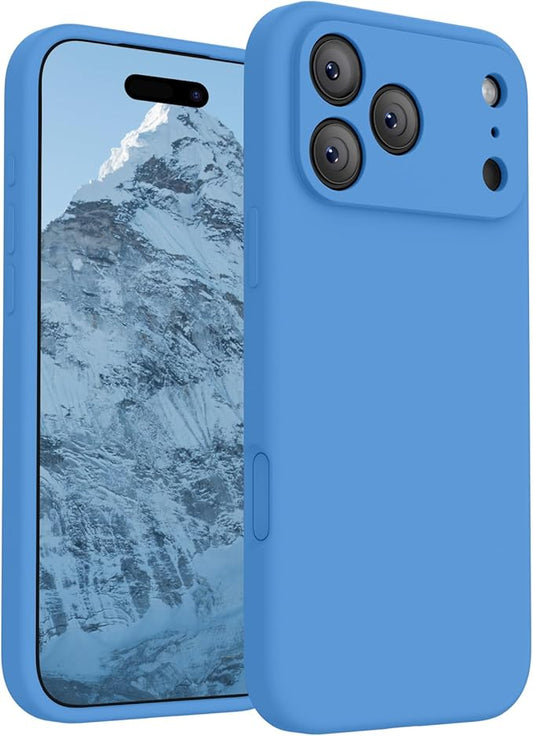 FireNova Magnetic for iPhone 17 Pro Case, Compatible with MagSafe, [Integrated Silicone Camera Control Button] [Camera Protection] Anti-Scratch Microfiber Lining Phone Case, 6.3", Blue