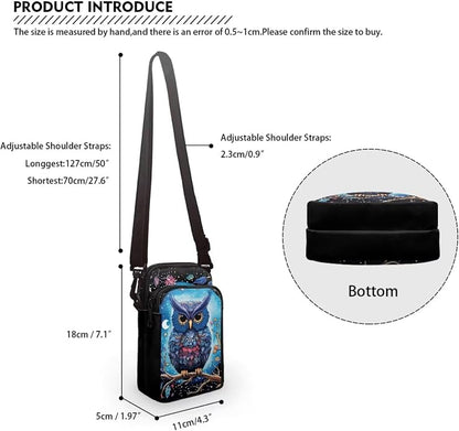 DISNIMO Small Crossbody Bags for Women Trendy Cross Body Cell Phone Shoulder Bags Purses with Adjustable Strap