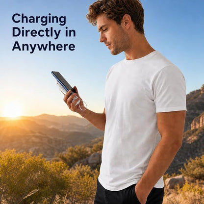 10000mAh Portable Charger with 4 Built-in Cables, 22.5W Fast Charging Power Bank, LED Display, Slim Travel Battery Pack for iPhone 17/16/15/14, Samsung Galaxy, iPad & More