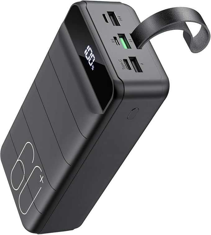Portable Charger 60000mAh Power Bank - 22.5W Fast Charging External Battery Pack, LED Display USB C Portable Cell Phone Charger for iPhone 15/14/13 Pro, Android, Samsung Galaxy, Etc