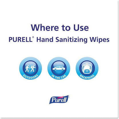 Premoistened Sanitizing Hand Wipes, Towelettes Individually Wrapped, 100/box