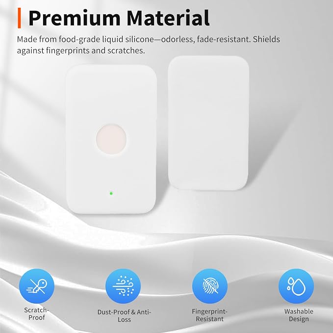 Case for Apple MagSafe Magnetic Power Bank– Soft Silicone Protective Cover Compatible with MagSafe Magnetic Power Bank,Shockproof Anti-Scratch Slim Fit Case,White