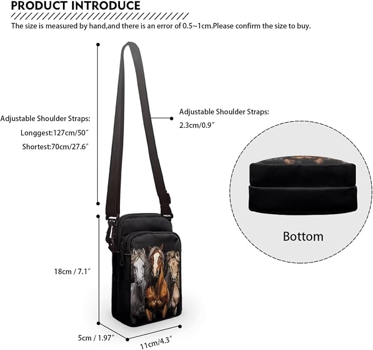 DISNIMO Small Crossbody Bags for Women Trendy Cross Body Cell Phone Shoulder Bags Purses with Adjustable Strap