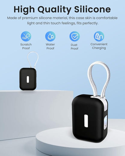 Silicone Case for TORRAS EasyGo Power Bank 45W 10000mAh,Full-Body Protective Cover for TORRAS Power Bank 45W,Precise Port Cutouts (Case Only) Black