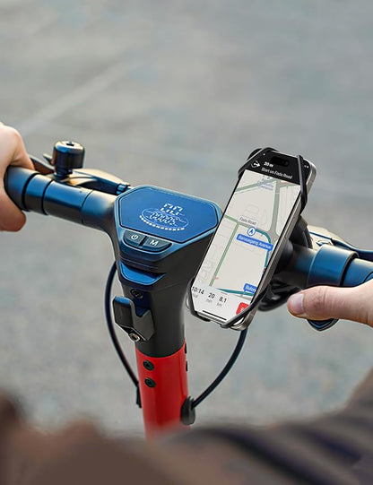 JOYROOM Bike Phone Holder, 2024 Upgrade Phone Mount for Bike [7.2'' Big Phone Friendly&Ultra-Stable], Bicycle Motorcycle Phone Mount Holder Handlebar Cell Phone Clamp for iPhone 15/16 Pro Max Scooter