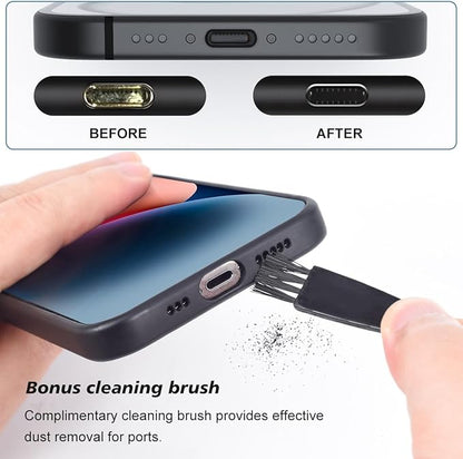 12PACK Lightning Anti Dust Plug with Easy-Grip Tab Compatible with iPhone 14,14 Pro Max,iPhone 13,13 Pro Max,12,11,11 Pro,X,XS,XR,8,7,iPhone Charging Port Plug Dust Cover Caps