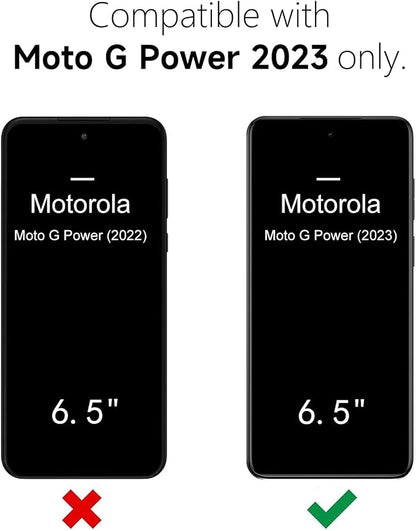 oakxco for Motorola Moto G Power 5G 2023 Phone Case Liquid Silicone, Thin Slim Soft Rubber Gel TPU Plain Simple Cover for Women Girl Cute, Matte Solid Color, Light Blue