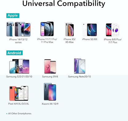 ESR Boost Phone Kickstand, Vertical and Horizontal Stand, Adjustable Angle, Compatible with iPhone Air 17 Pro Max, iPhone 17e/16/15/14/13/12, Samsung Galaxy S26/S25/S24/S23 Series, Google, Silver