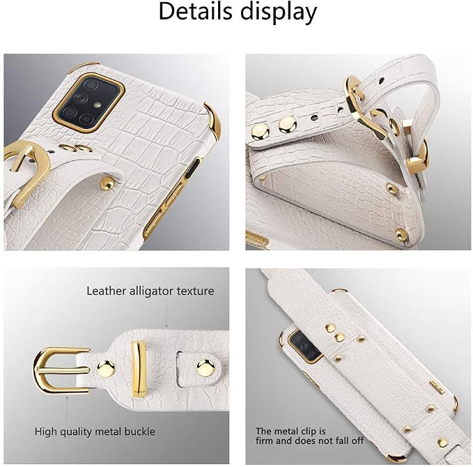 Leather Case Compatible with Samsung Galaxy S21 Ultra Phone Cases with Adjustable PU Wrist Strap Kickstand TPU Bumper Cover Shockproof Protective Running Armband Cool 6D Plating Shell(Red)