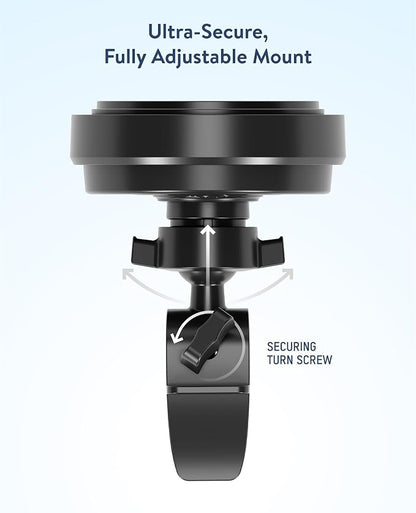 Mous 15W Qi2 Wireless Charging Vent Mount, Designed for MagSafe Car Phone Holder- Fast Cooling Magnetic Car Mount Charger Compatible with iPhone 17/16/15/14, Pixel 10, S26/S25 Series - Air Vent