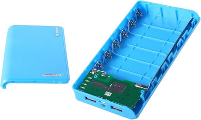 USB 6X 18650 External Backup Battery Charger Box for Case for Portable Charger Box