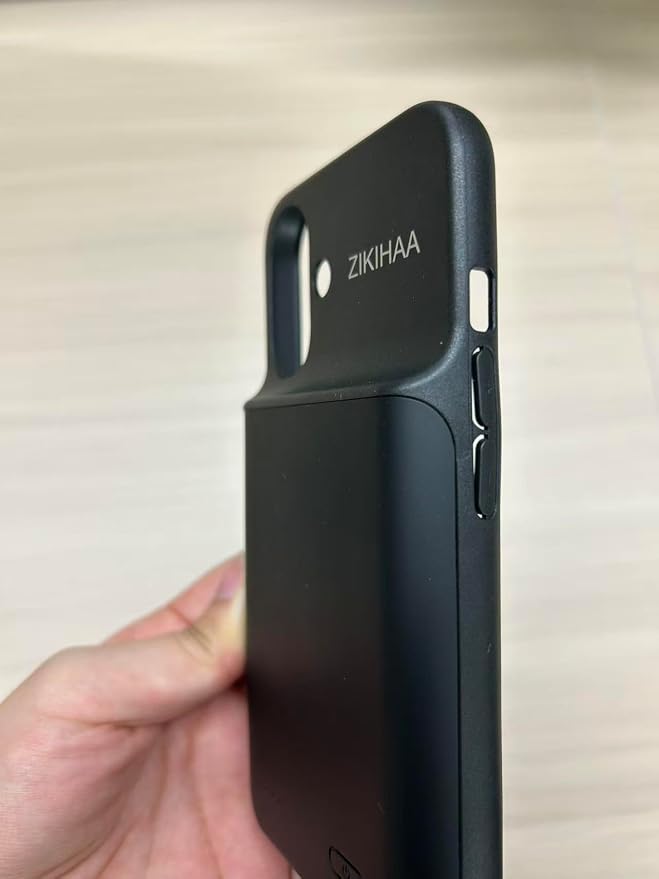 Battery Case for iPhone 14 Pro, New Battery Pack Rechargeable Charger External Charging Case with Tempered Glass Screen Protector Black