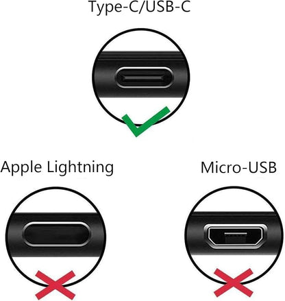 6Pcs Lightning Bolt Dust Plug Charms for Type-C Devices | Phone Charms & e-Reader Accessories, USB-C Port Protector (Alloy Enamel)