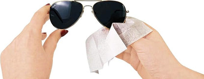 Noble Pre-moistened Lens Wipes Individually Wrapped - Lens and Screen Cleaning Wipes - Great for Eyeglasses, Cell Phones, Camera Lenses, Screens, Keyboards, and Other Delicate Surfaces (300 Wipes)