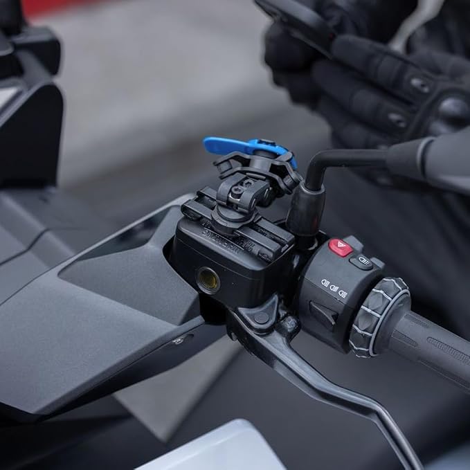 Quad Lock Brake Reservoir Motorcycle Phone Mount Kit with Vibration Dampener and MAG Universal Adaptor