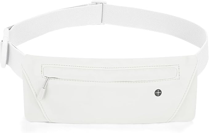 WHIPPY Slim Running Belt Fanny Pack for Women Men Elastic Runners Belt Waist Pouch Chest Bag Phone Holder Waist Pack for Running Hiking