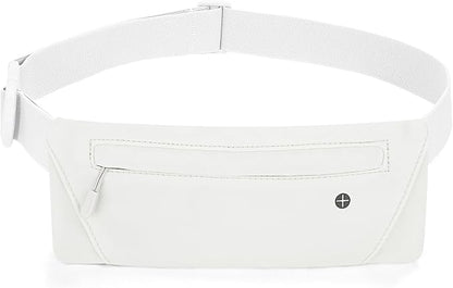 WHIPPY Slim Running Belt Fanny Pack for Women Men Elastic Runners Belt Waist Pouch Chest Bag Phone Holder Waist Pack for Running Hiking