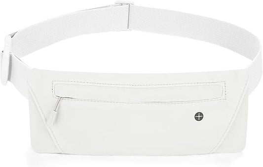 WHIPPY Slim Running Belt Fanny Pack for Women Men Elastic Runners Belt Waist Pouch Chest Bag Phone Holder Waist Pack for Running Hiking