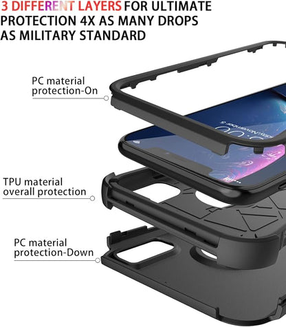 Diverbox for iPhone Xr Case [Shockproof] [Dropproof] [Dust-Proof],Heavy Duty Protection Phone Case Cover for Apple iPhone XR
