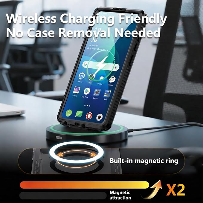 for Samsung Galaxy S26 Ultra Waterproof Case, Military-Grade Full Body Defense: IP68 Underwater Protection, Built-in Screen Protector & Camera Lens Cover, 10FT Waterproof Shockproof Dustproof.