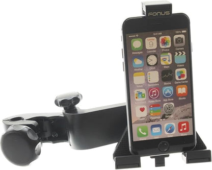 Car Mount Headrest Holder Compatible with Samsung Galaxy A05/A04e/A03s, Back Seat Cradle Swivel Dock Entertainment