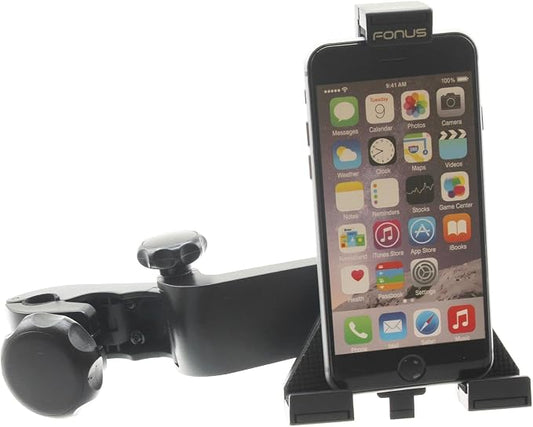 Car Mount Headrest Holder Compatible with Samsung Galaxy A05/A04e/A03s, Back Seat Cradle Swivel Dock Entertainment