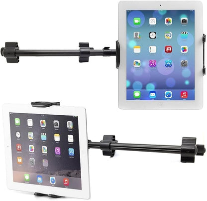 ChargerCity Premium Center Extension Car Seat Headrest Mount Holder for Smartphone & Tablets (Switch Also)