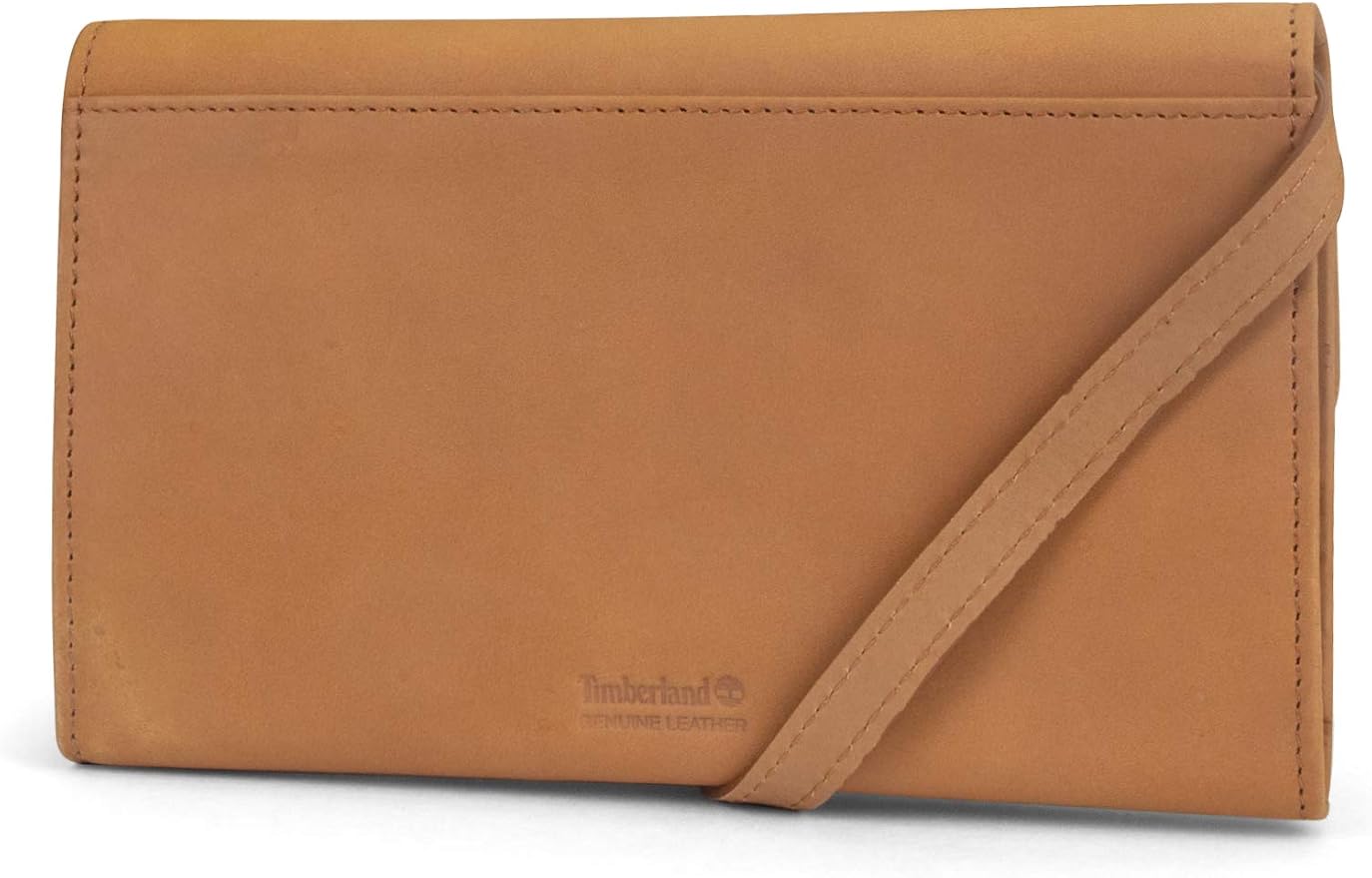 Timberland Women's RFID Leather Crossbody Wallet Phone Bag With Detachable Crossbody Strap