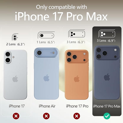 FireNova Magnetic for iPhone 17 Pro Max Case, Compatible with MagSafe, [Integrated Silicone Camera Control Button] [Camera Protection] Anti-Scratch Microfiber Lining Phone Case, 6.9", Khaki